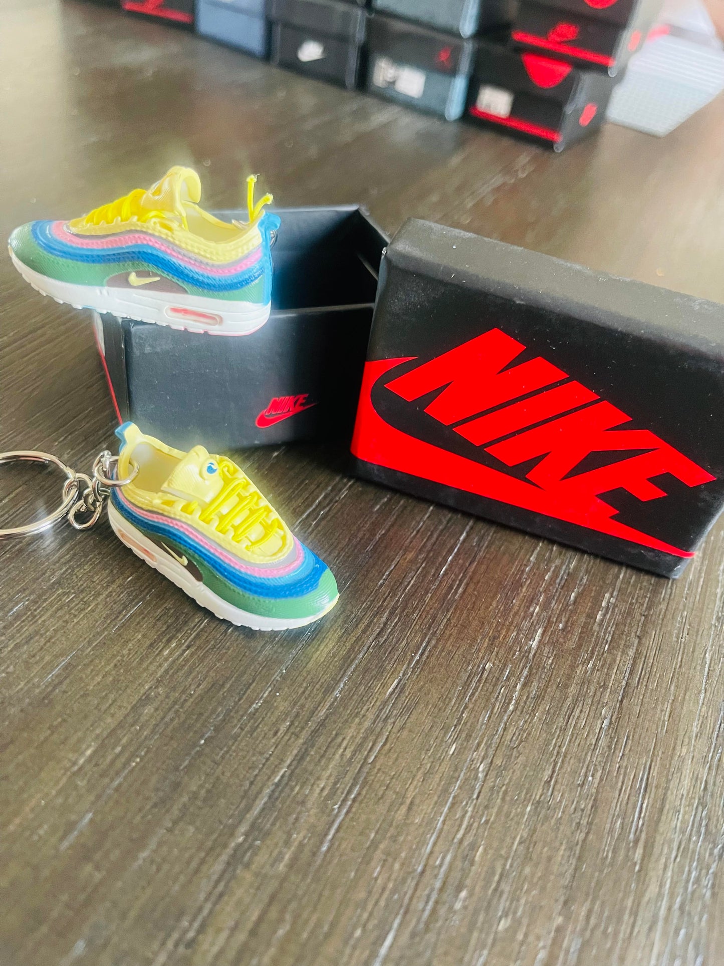 3D Shoe Key Chain With box