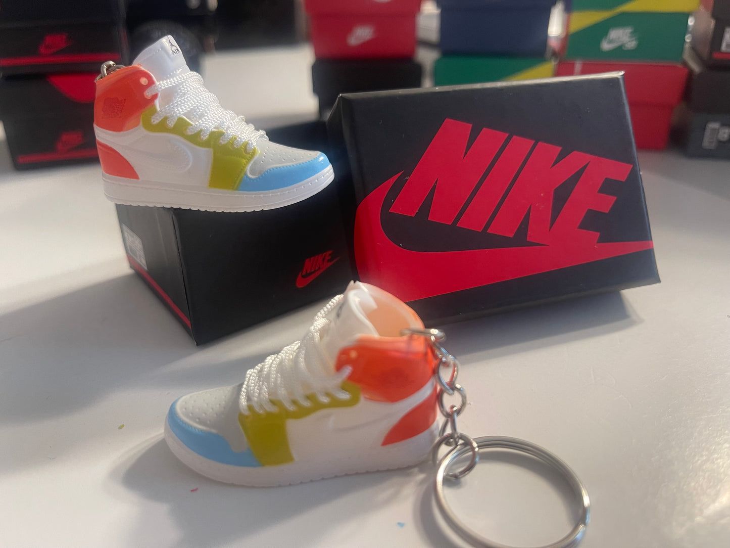 3D Shoe Key Chain With box