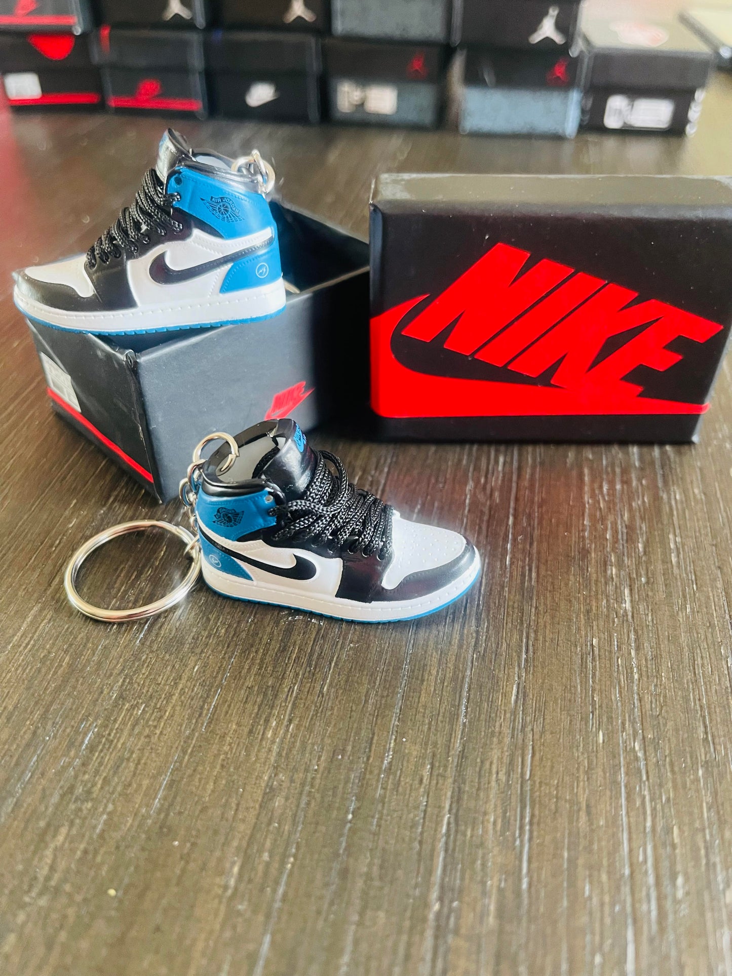 3D Shoe Key Chain With box