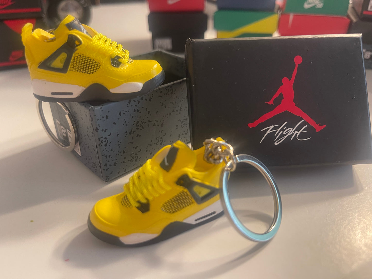 3D Shoe Key Chain With box