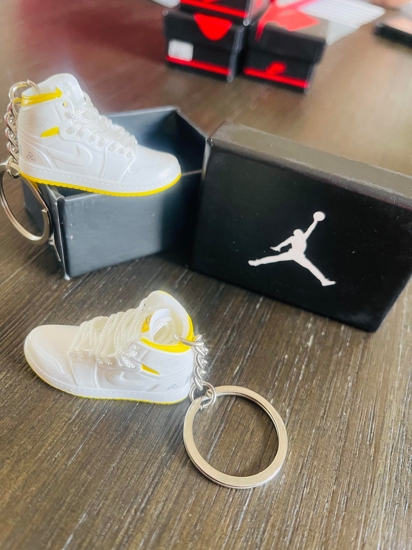 3D Shoe Key Chain With box