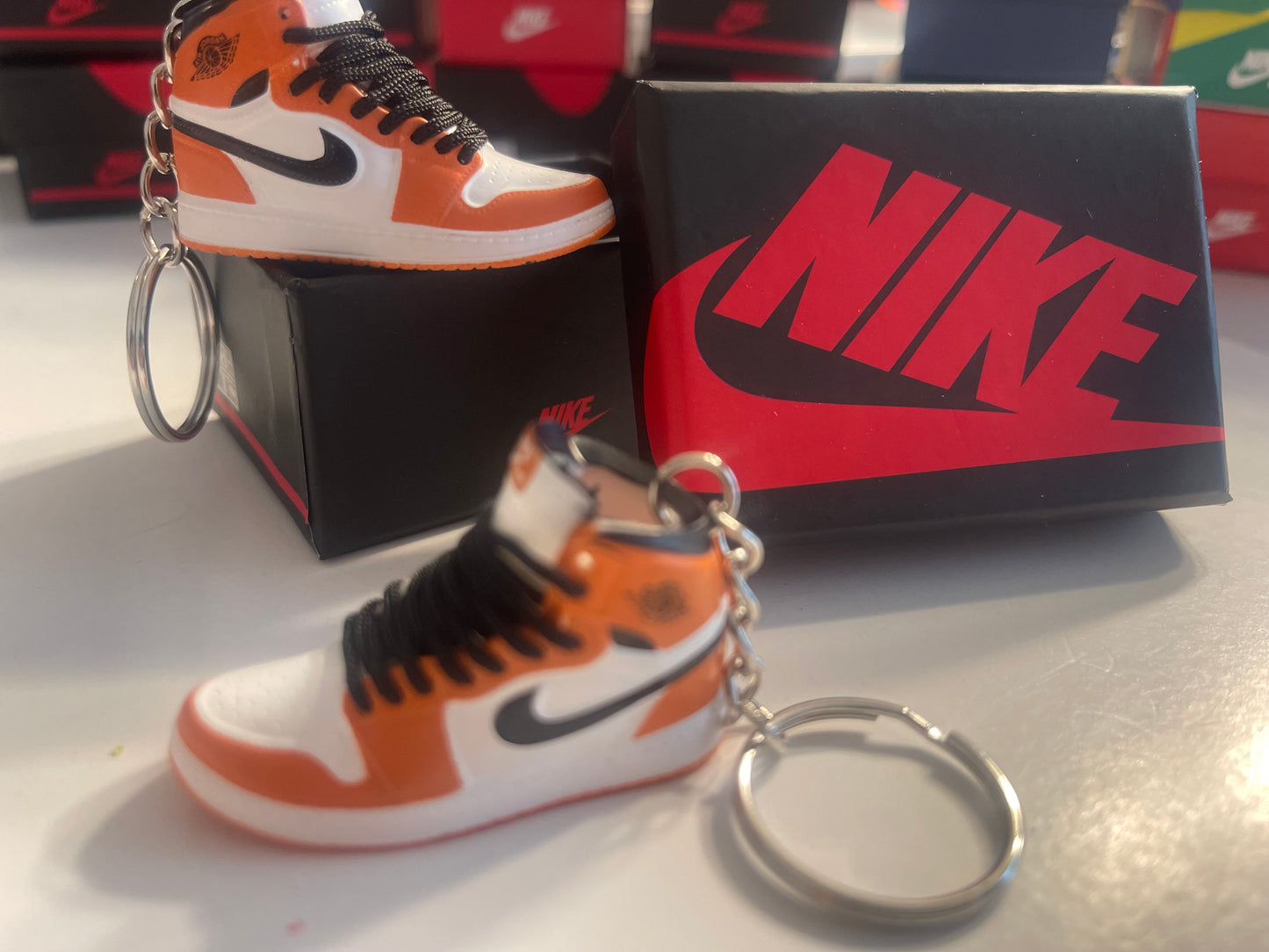 3D Shoe Key Chain With box