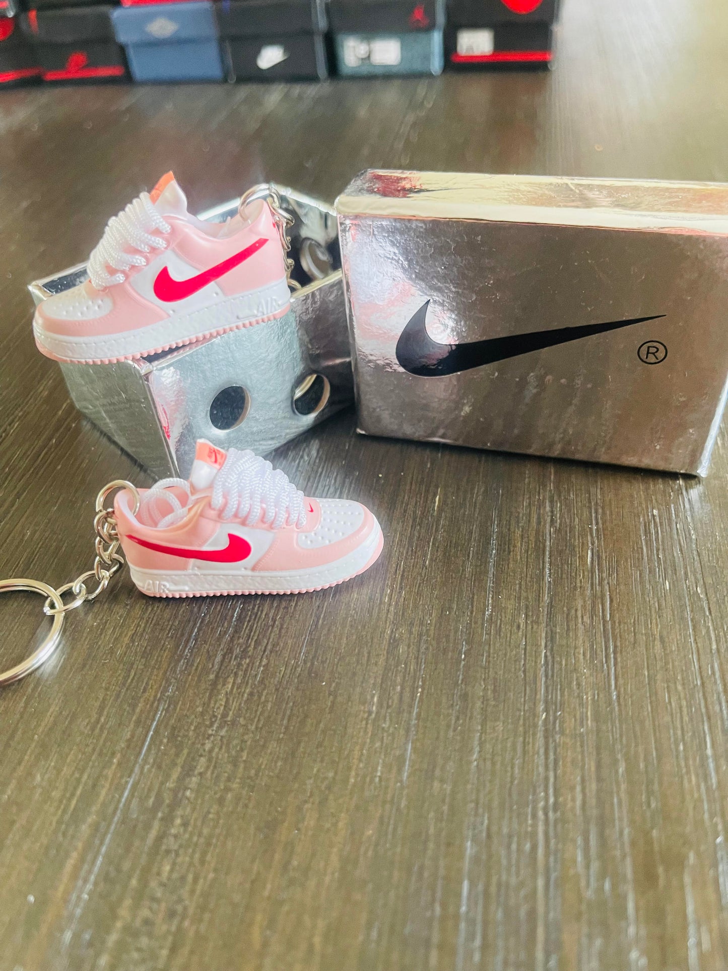 3D Shoe Key Chain With box