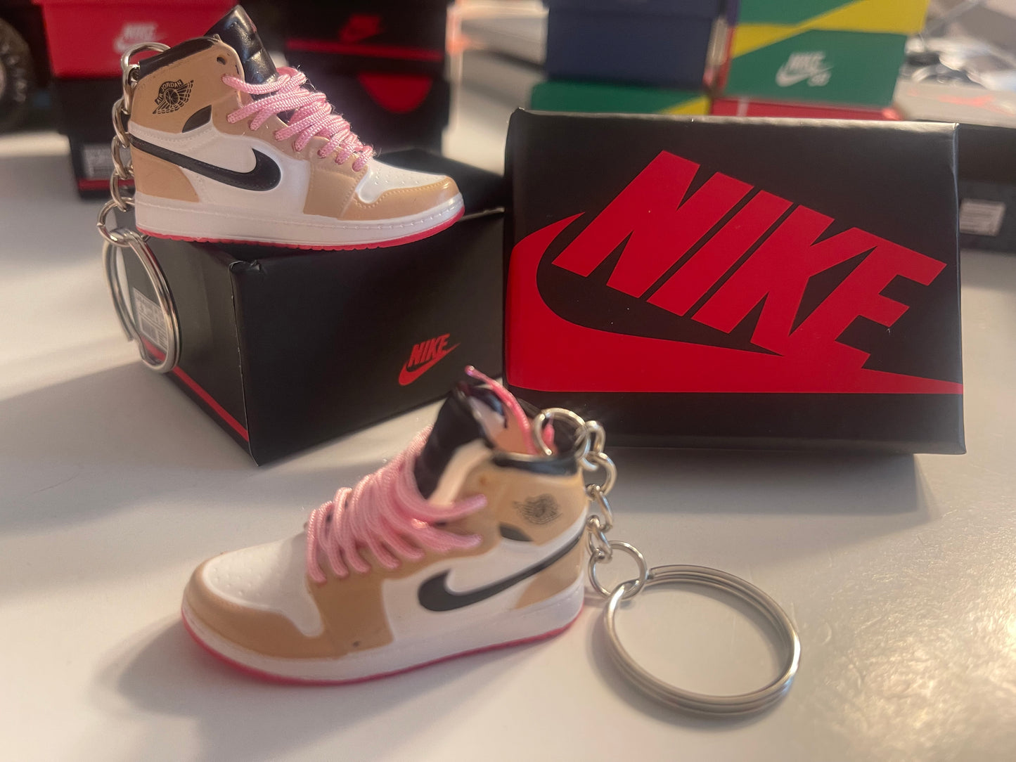 3D Shoe Key Chain With box