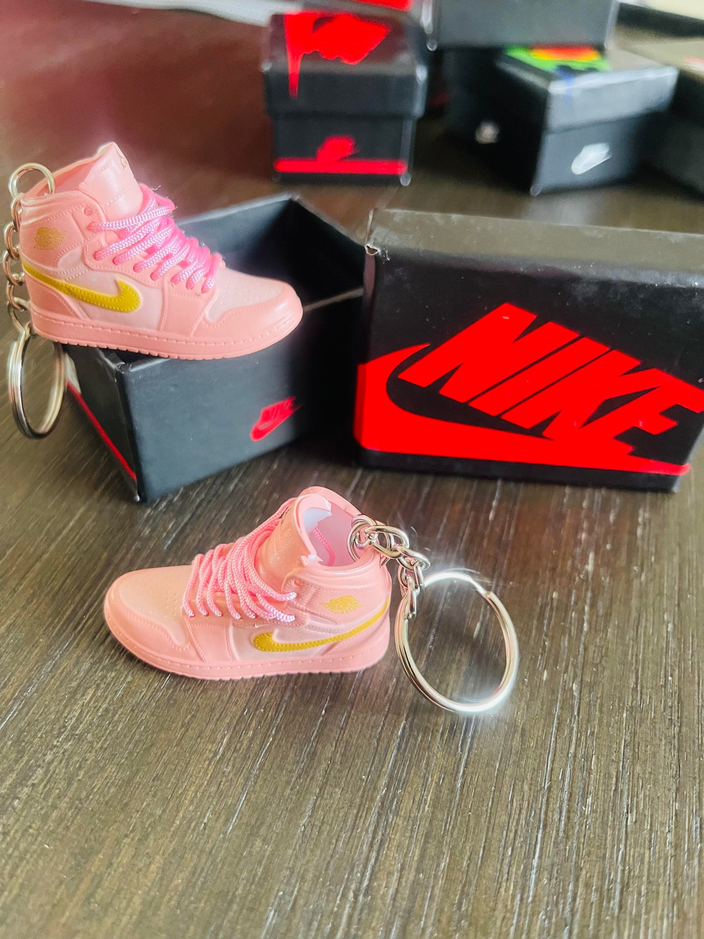 3D Shoe Key Chain With box