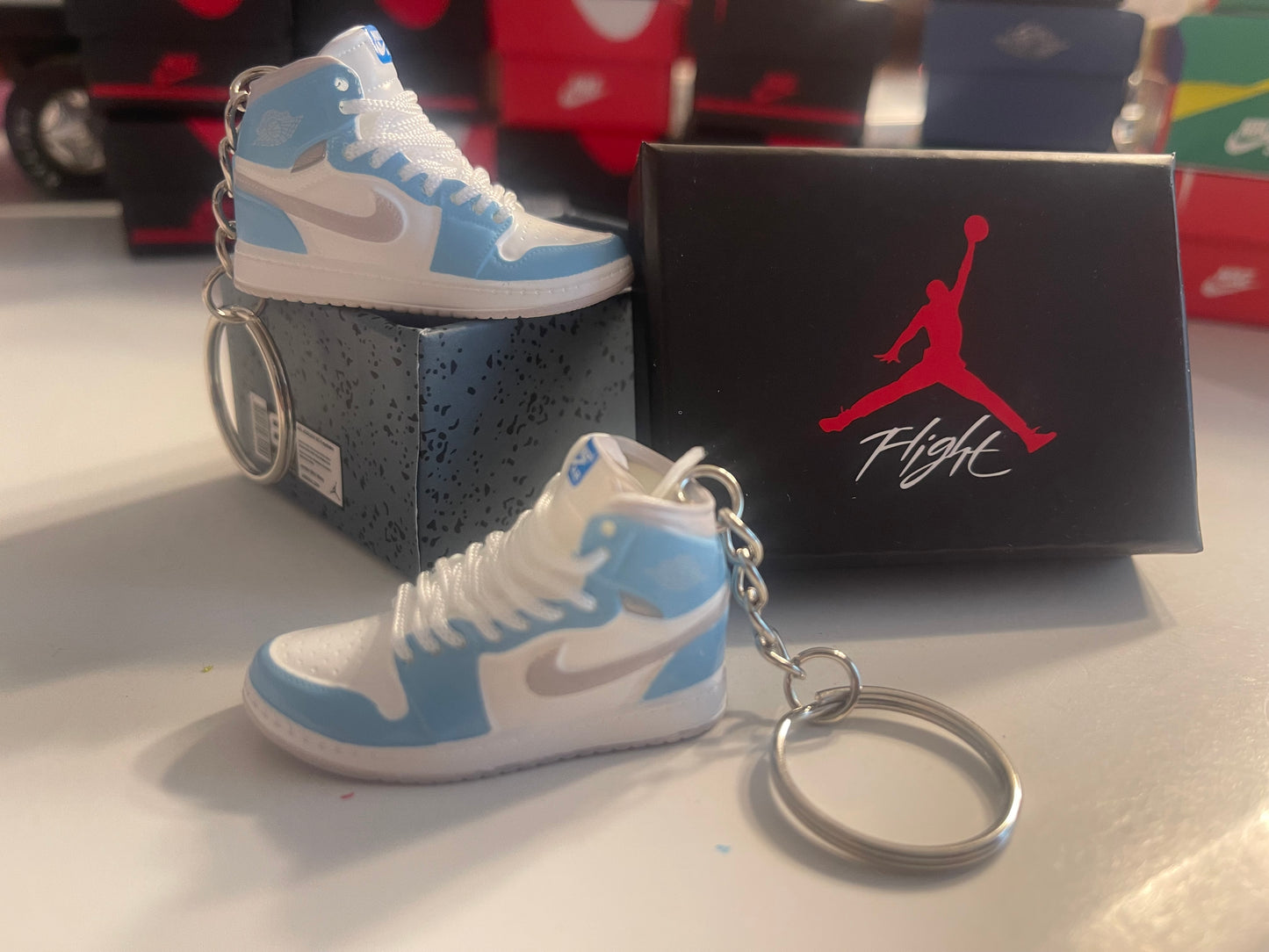 3D Shoe Key Chain With box