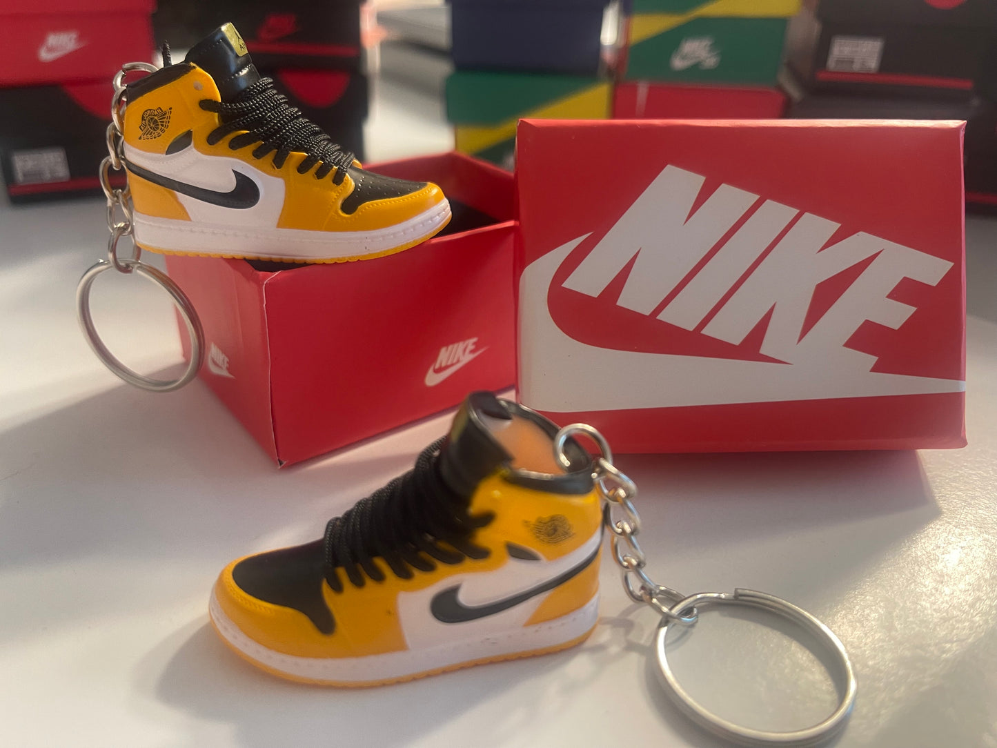 3D Shoe Key Chain With box