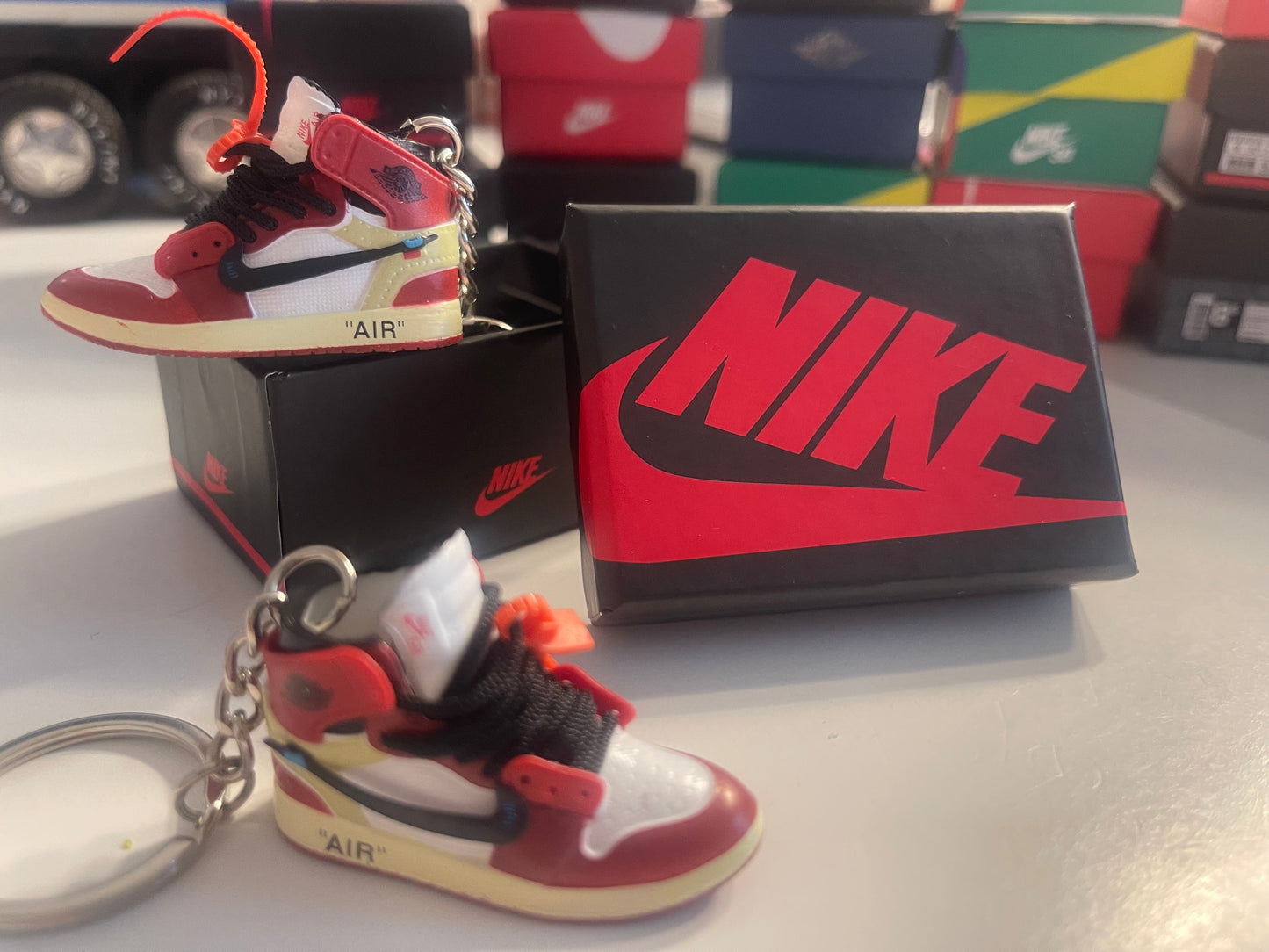 3D Shoe Key Chain With box