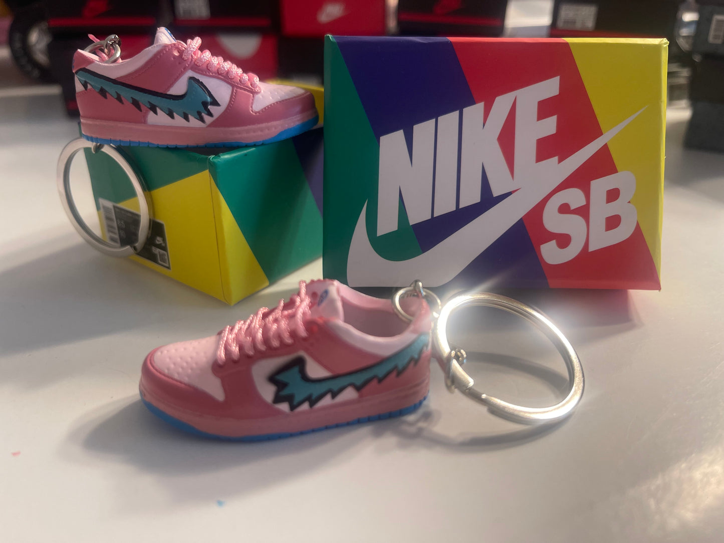 3D Shoe Key Chain With box