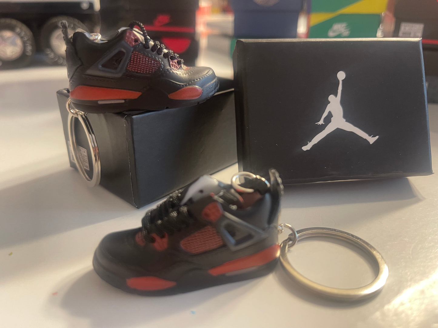 3D Shoe Key Chain With box