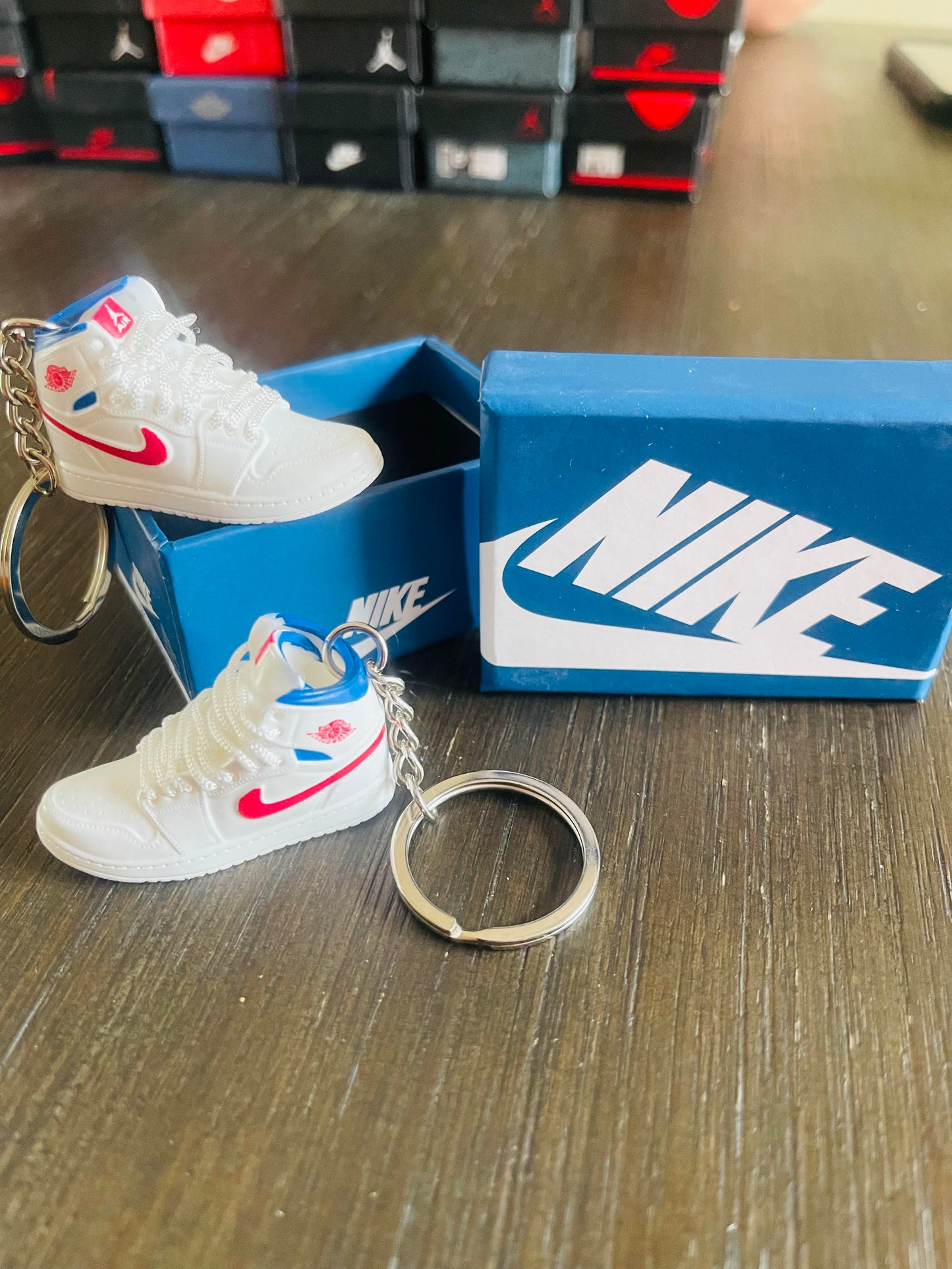 3D Shoe Key Chain With box