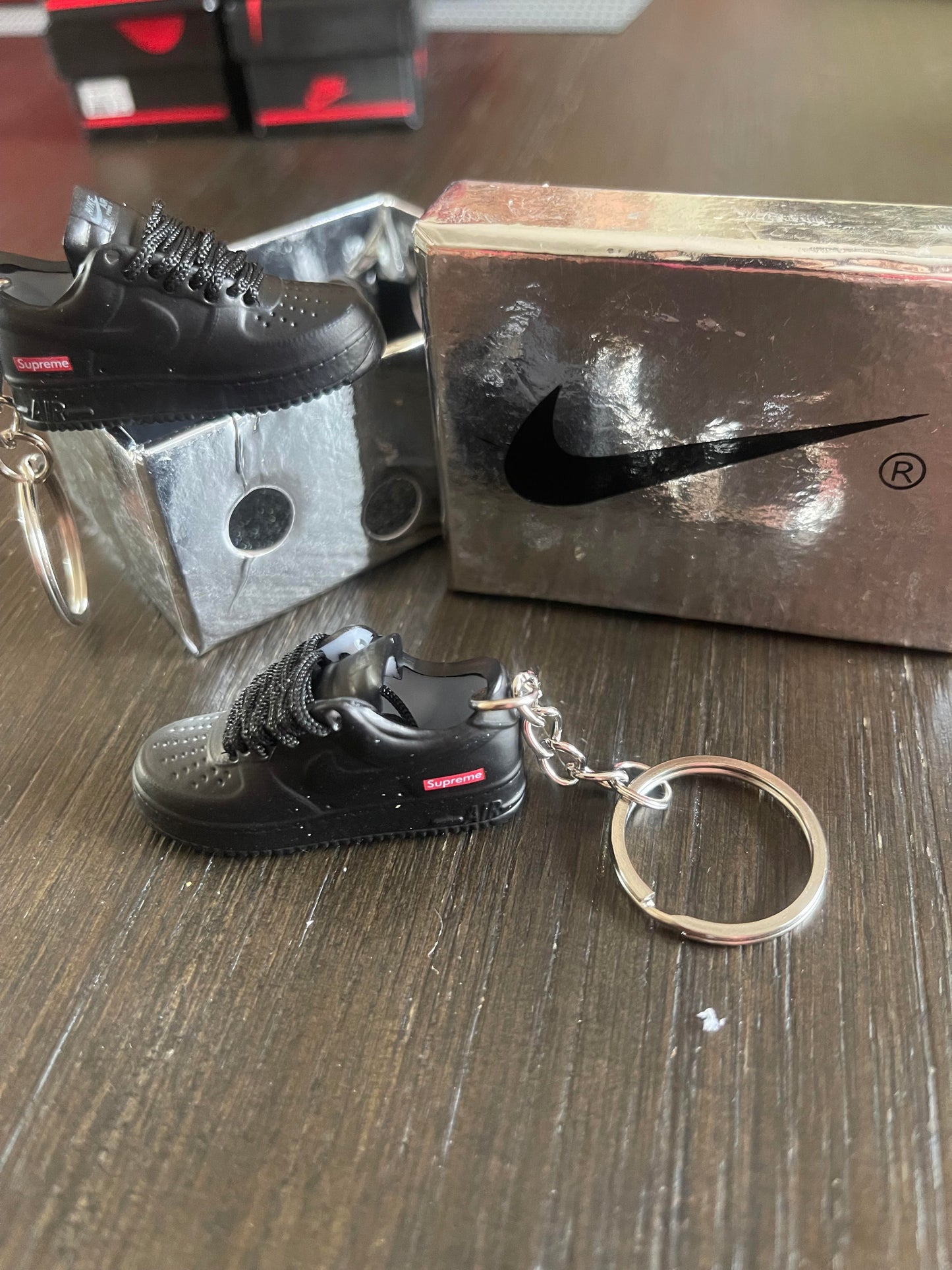 3D Shoe Key Chain With box