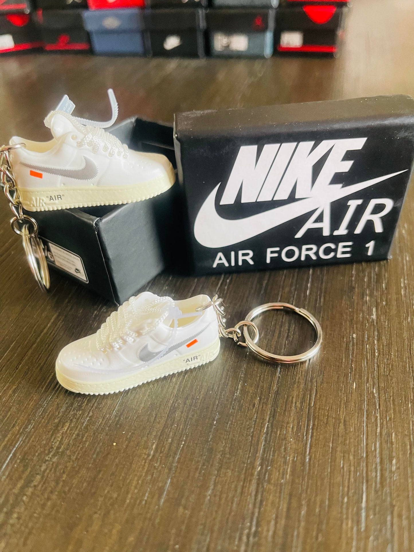 3D Shoe Key Chain With box