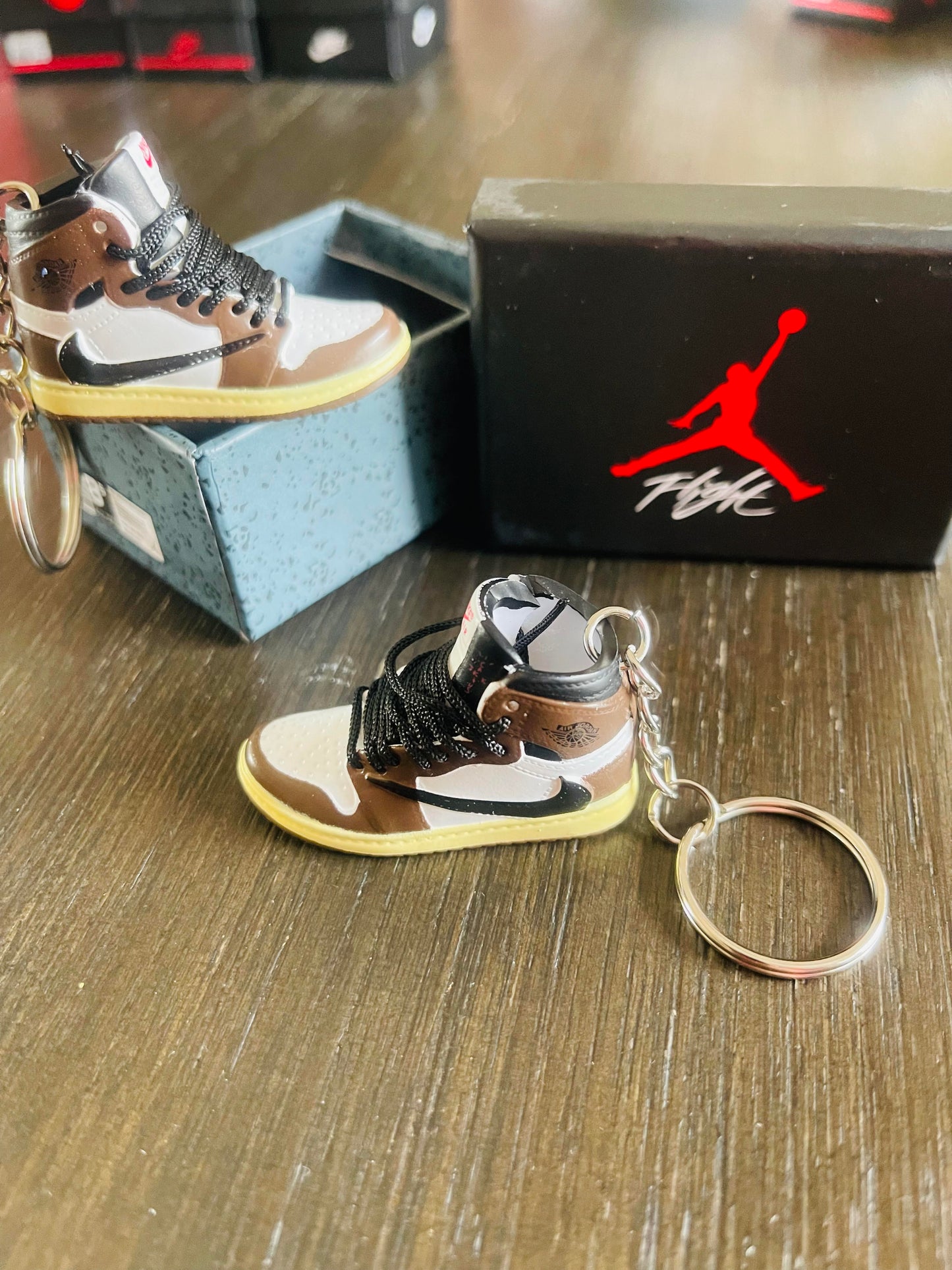 3D Shoe Key Chain With box