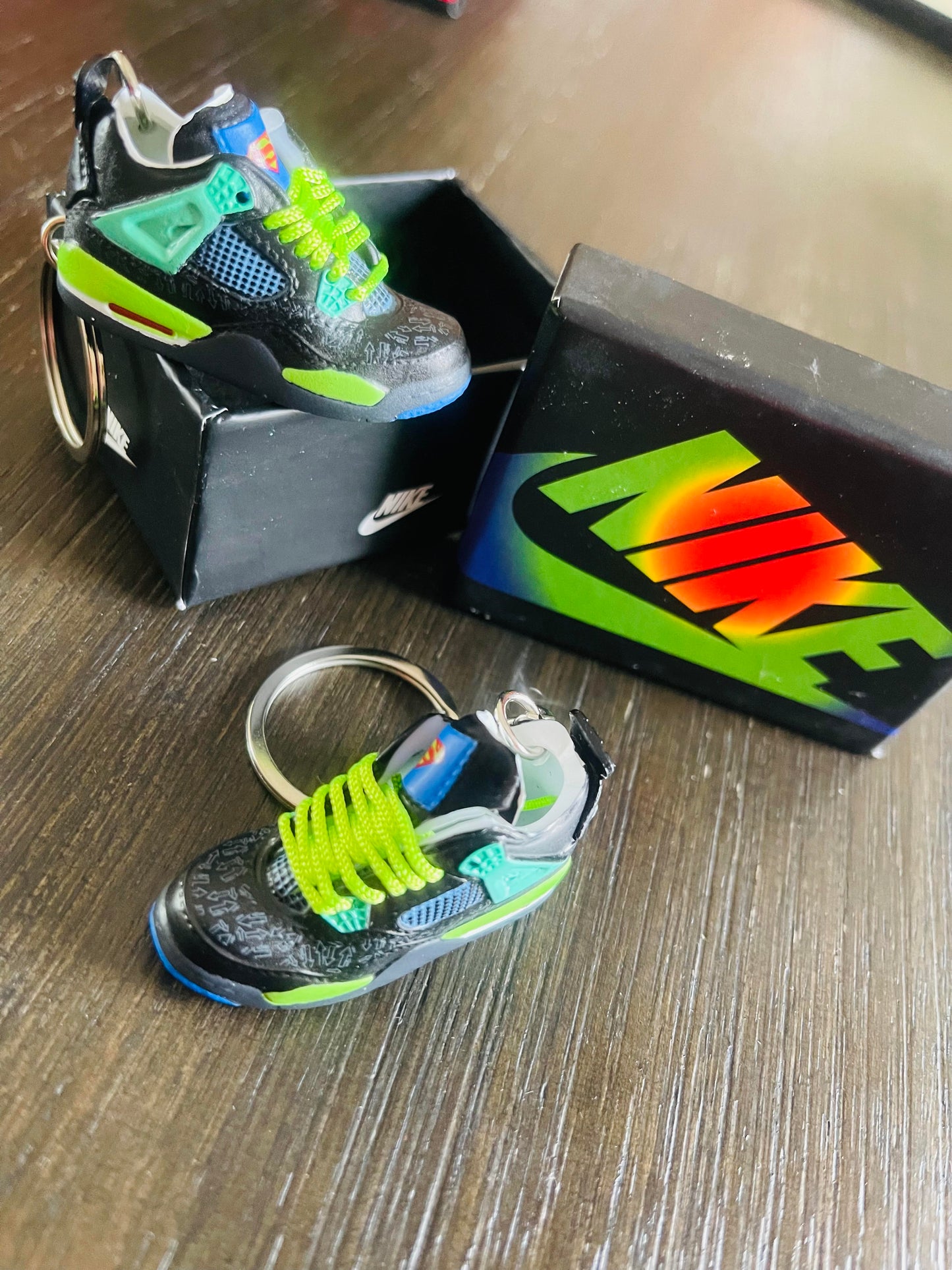 3D Shoe Key Chain With box