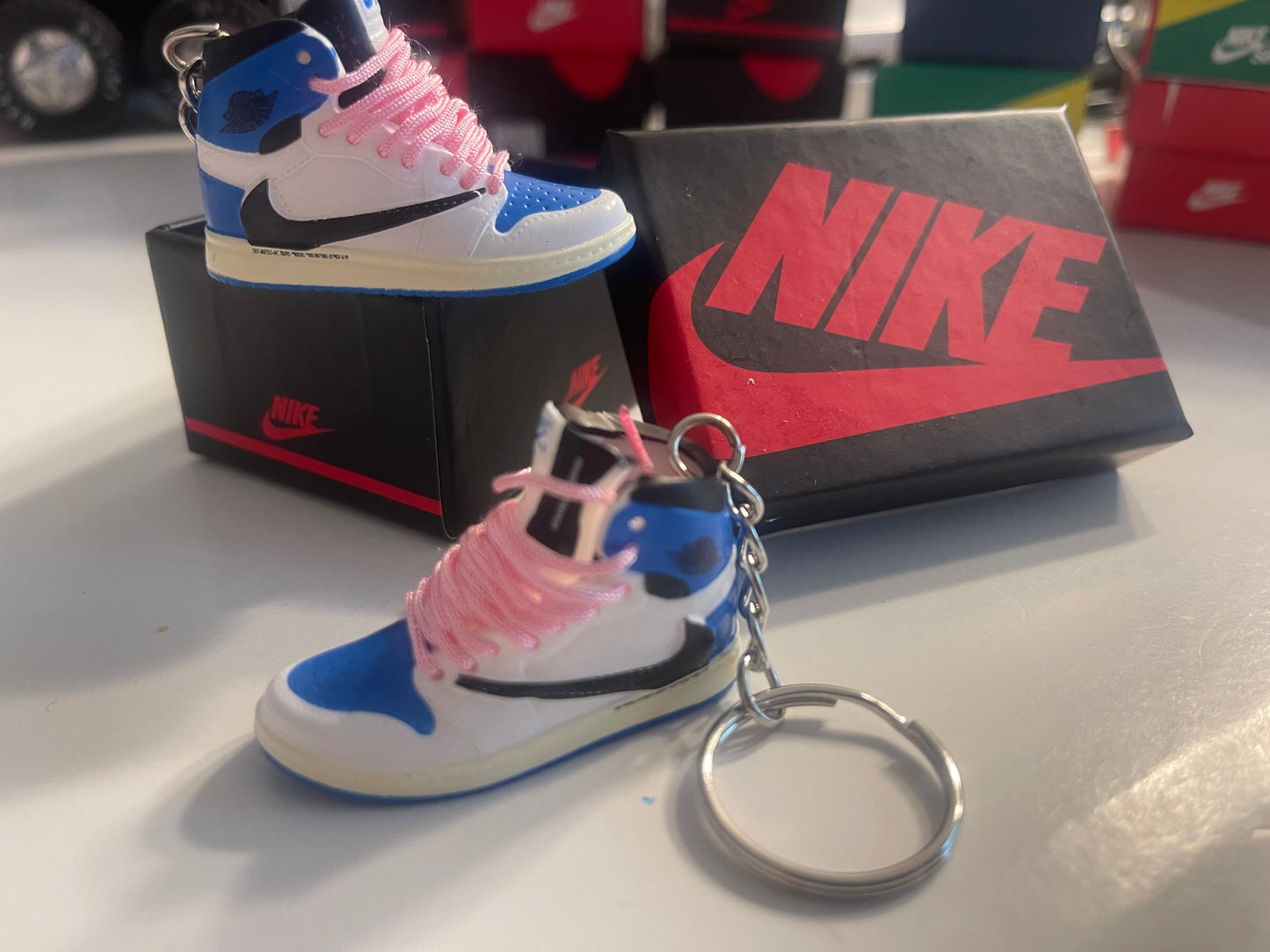 3D Shoe Key Chain With box