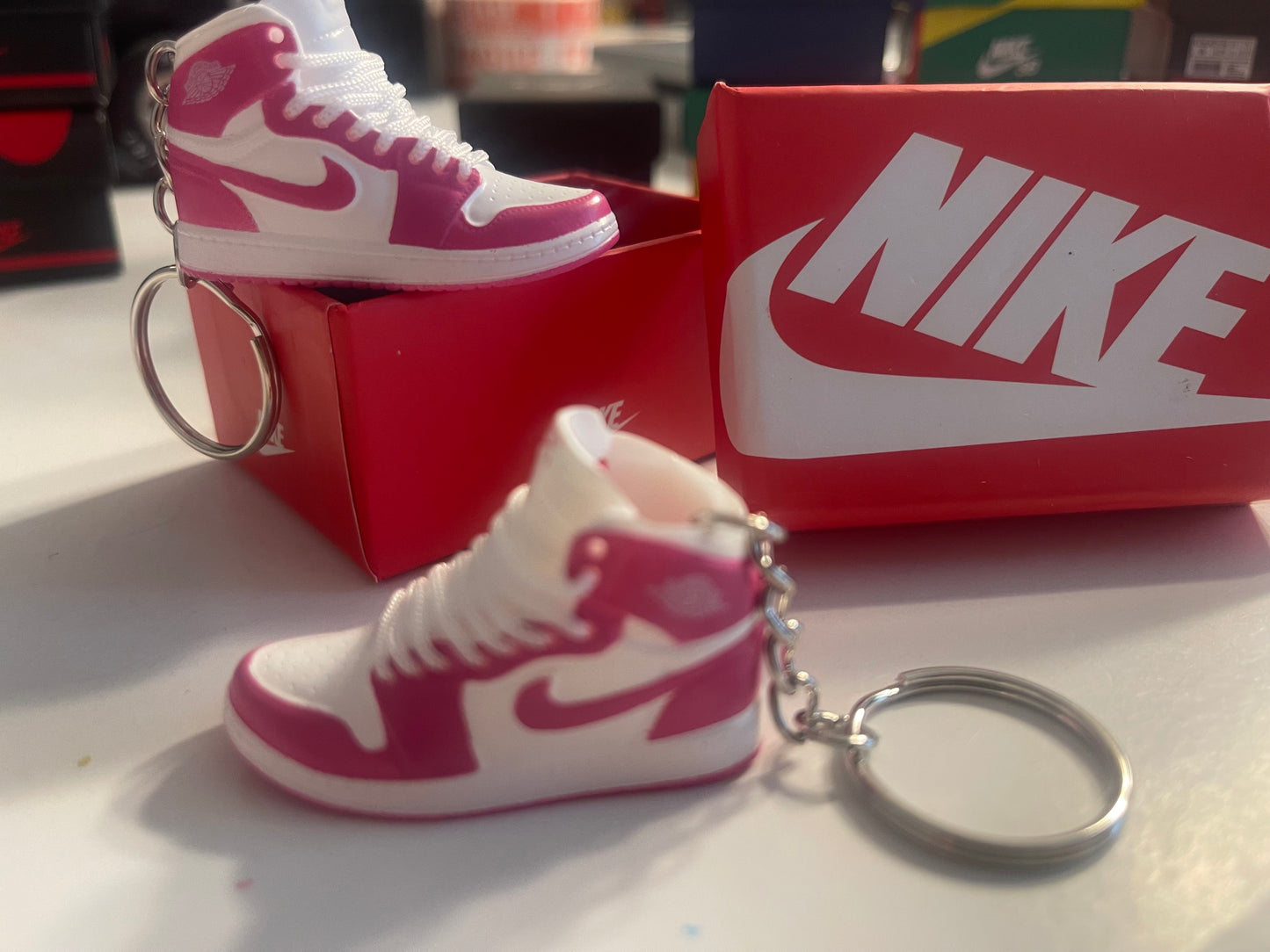 3D Shoe Key Chain With box