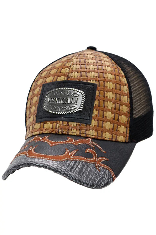 Charra Straw Trucker Caps