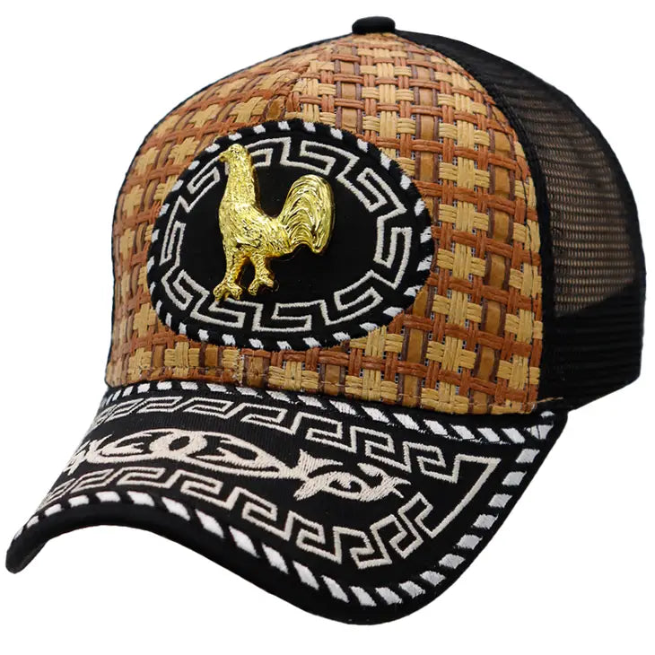 Charra Straw Trucker Caps